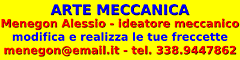 ARTE MECCANICA - Menegon Alessio - modifica e personalizza le tue freccette