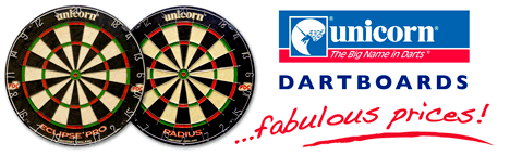 UNICORN dartboards...a fabulous prices!