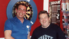 1989 - Bobby George with Noel in the first TOP 180 shop in Quinto di Treviso.