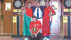 2001 - World Soft tip Championship at the Palazzo del Turismo in Jesolo (VE). British National Under-21 members.