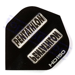 SET 3 ALETTE PENTATHLON HD-150 STANDARD COLORE NERO - Pentathlon