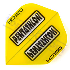 SET 3 ALETTE PENTATHLON HD-150 STANDARD COLOR GIALLO - Pentathlon