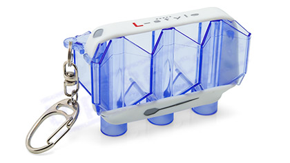 PORTAFRECCETTE PROTEGGI ALETTE CRYSTAL AZZURRO - L-Style