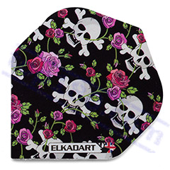 SET 3 ALETTE 100 MICRON ROSE AND SKULL  - Elkadart