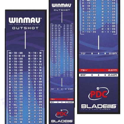 TAPPETO DISTANZE IN TESSUTO CON CHIUSURE - Winmau