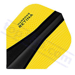 SET 3 ALETTE HARROWS RETINA STD SHAPE  YELLOW - Harrows