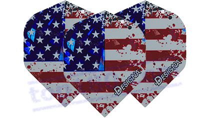 SET 3 ALETTE PATRIOTIC USA - Designa