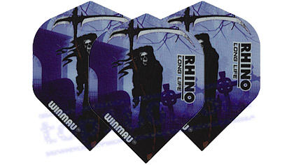 SET 3 ALETTE WINMAU RHINO GRIM REAPER - Winmau