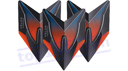 SET 3 ALETTE HARROWS VELOS ORANGE - Harrows