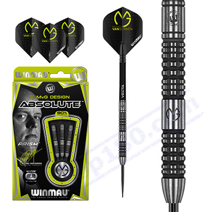 SET 3 FRECCETTE STEEL MVG ABSOLUTE 90% TUNGSTENO - Winmau