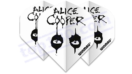 SET 3 ALETTE ROCK LEGENDS ALICE COOPER EYES - Winmau