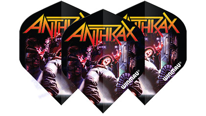 SET 3 ALETTE ROCK LEGENDS ANTHRAX SPREADING - Winmau