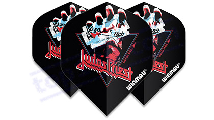 SET 3 ALETTE ROCK LEGENDS JUDAS PRIEST BRITISH STEEL - Winmau