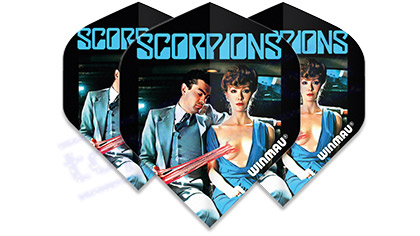 SET 3 ALETTE ROCK LEGENDS SCORPIONS LOVE DRIVE - Winmau