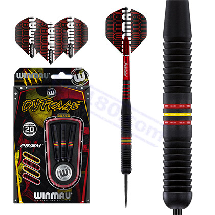 SET 3 FRECCETTE STEEL OUTRAGE - Winmau