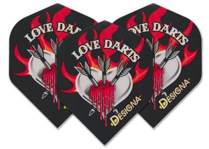 SET 3 ALETTE Love Darts - Designa
